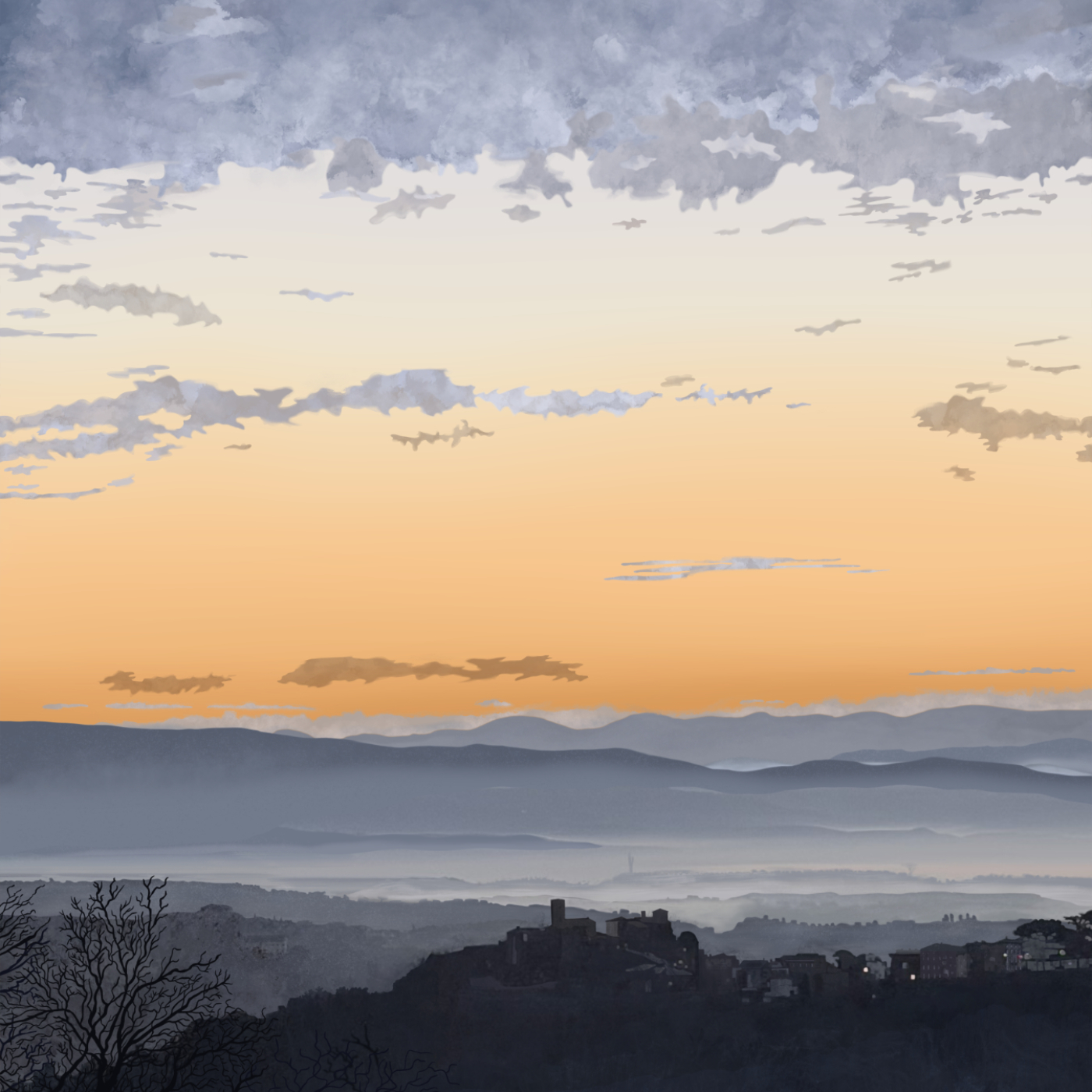 Når dagen holder pusten